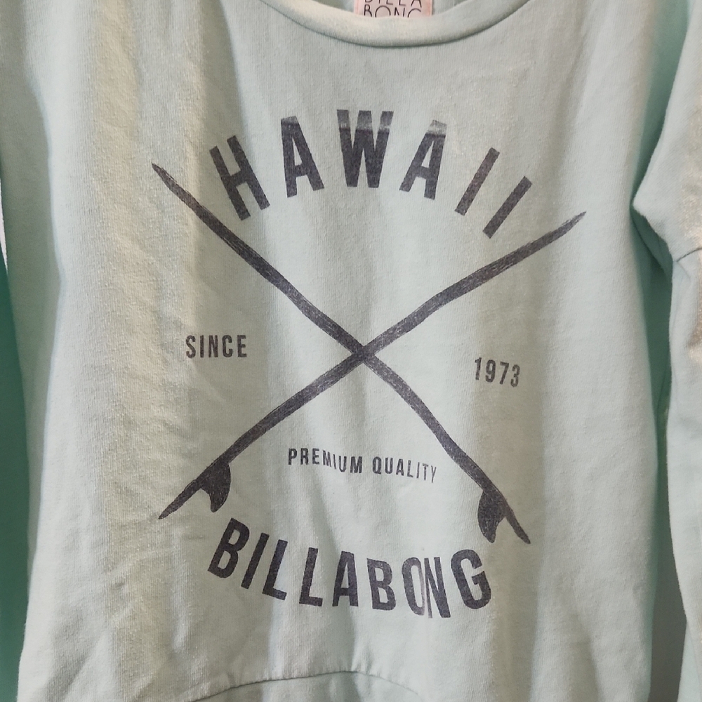 Billabong Blue Crew Neck Sweater
